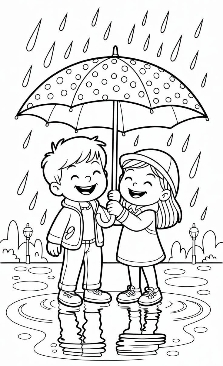 20 tranh tô màu hoạt động vui, trẻ tự tô nên màu sắc cho kỷ niệm đẹp trong tuổi thơ - 19