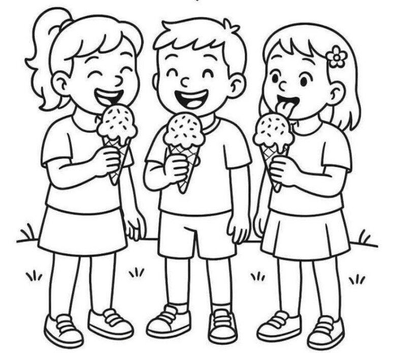 Tranh tô màu các hoạt động vui nên làm vào ngày nghỉ lễ cho bé - 18