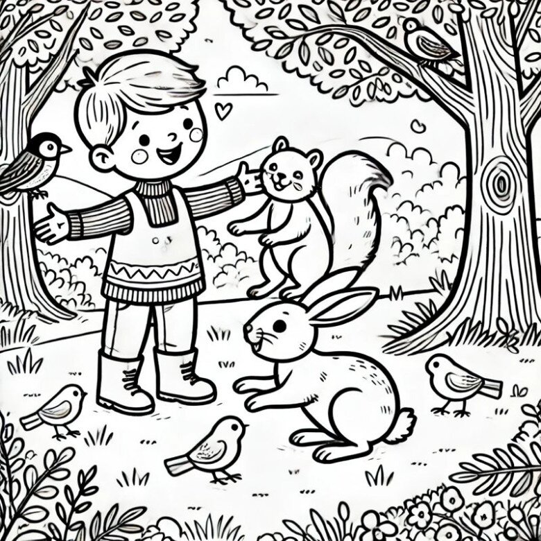 20 tranh tô màu hoạt động vui, trẻ tự tô nên màu sắc cho kỷ niệm đẹp trong tuổi thơ - 8