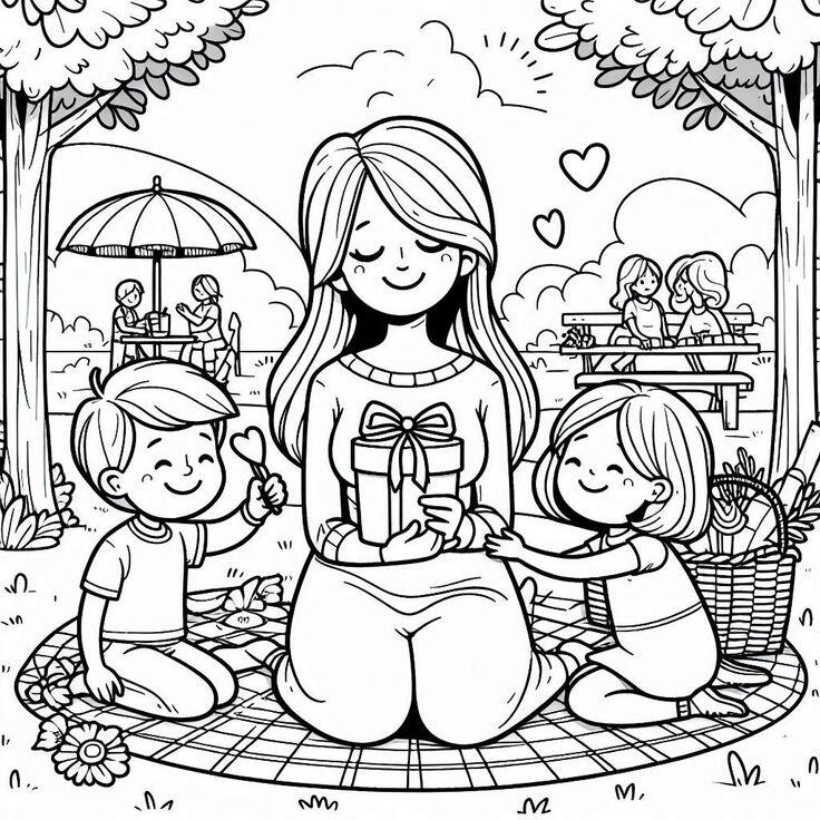 Tranh tô màu &#39;Mẹ yêu con&#34; dạy bé hiểu tình cảm gia đình, nuôi dưỡng lòng biết ơn từ nhỏ - 15