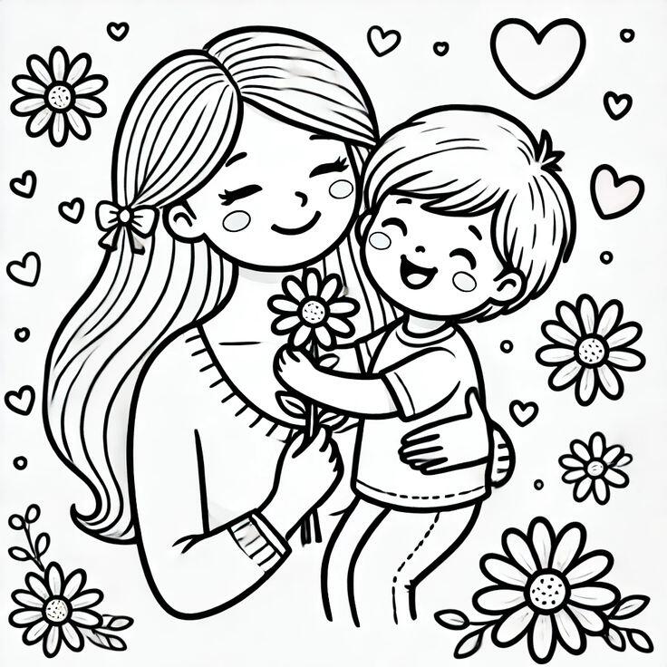 Tranh tô màu &#39;Mẹ yêu con&#34; dạy bé hiểu tình cảm gia đình, nuôi dưỡng lòng biết ơn từ nhỏ - 2