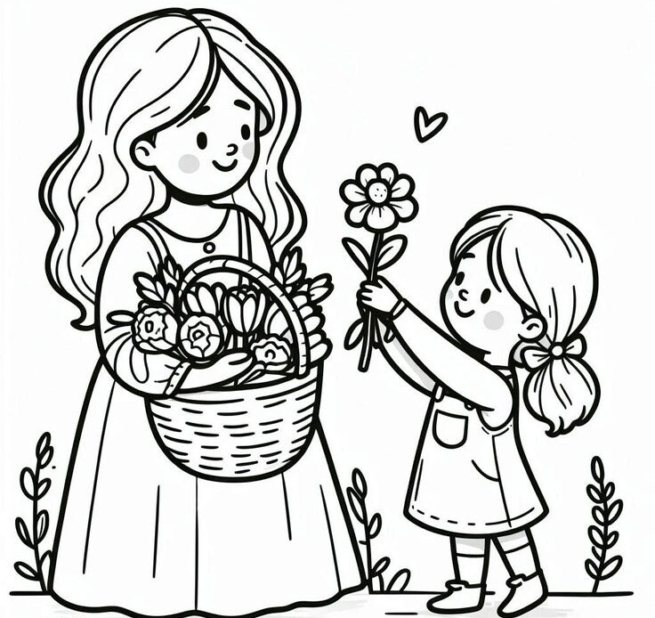 Tranh tô màu &#39;Mẹ yêu con&#34; dạy bé hiểu tình cảm gia đình, nuôi dưỡng lòng biết ơn từ nhỏ - 17