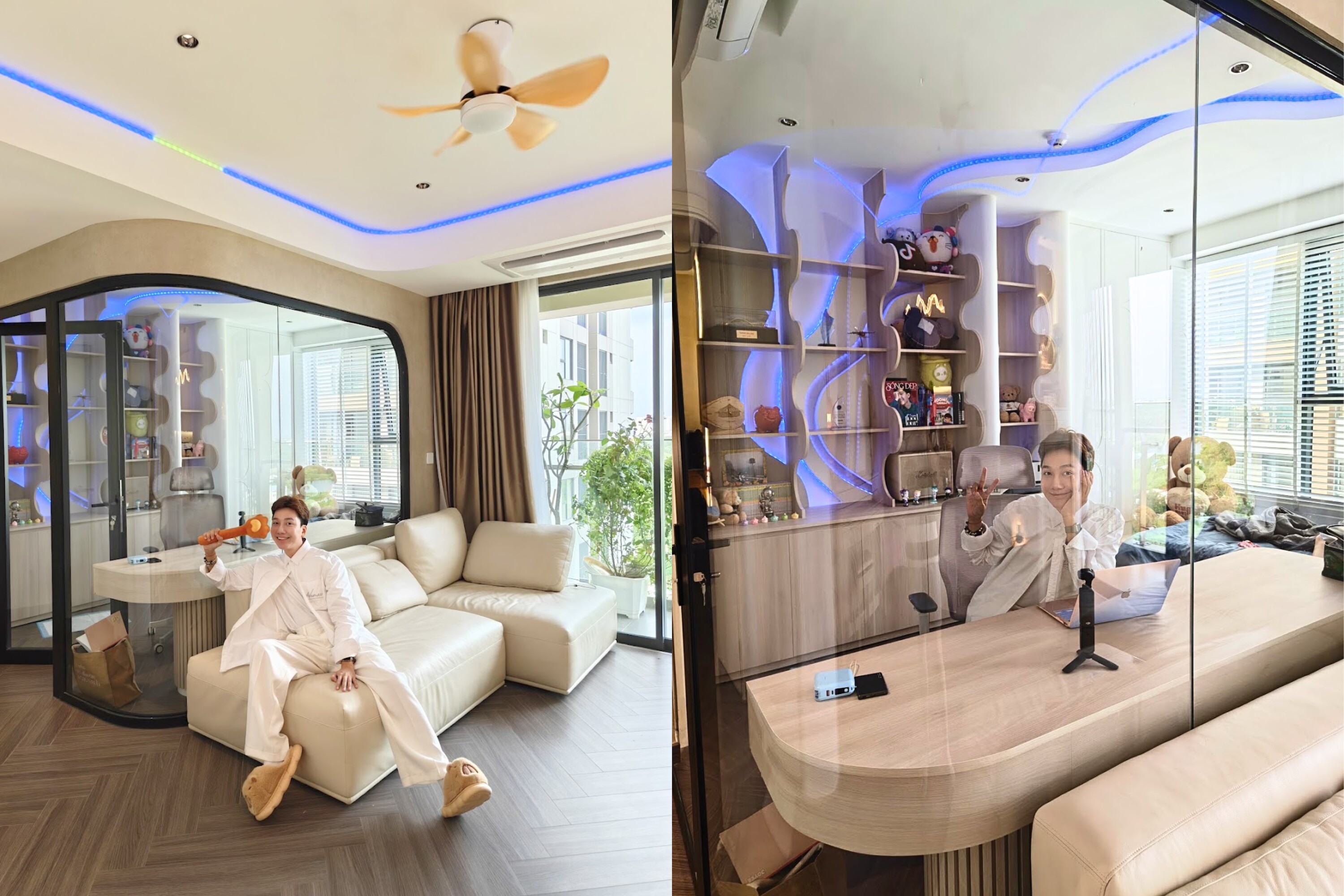 Được đến thăm toàn nhà sao đình đám từ Trấn Thành đến Hà Hồ, chàng trai 9X vay tiền mua nhà riêng, làm ra thiết kế cực sang trọng - 1