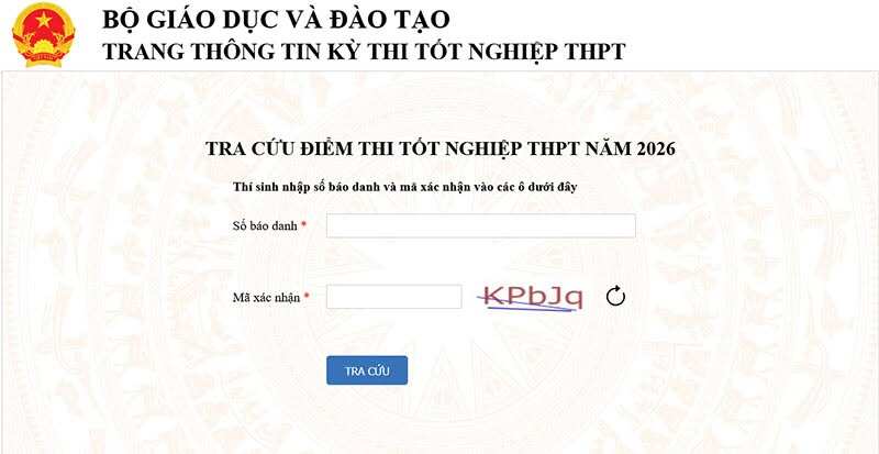 Bộ GD-ĐT chính thức công bố điểm thi tốt nghiệp THPT 2026 - 1