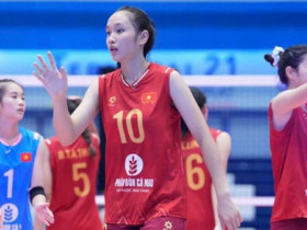 Dàn chân dài U18 Việt Nam đấu sao trẻ Hàn Quốc cao 1m93 tại giải bóng chuyền châu Á