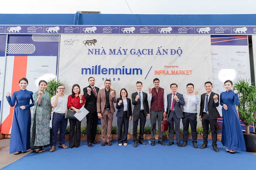 Sự kiện ra mắt bùng nổ của "gã khổng lồ" sản xuất gạch Ấn Độ Millennium tại Việt Nam - 2