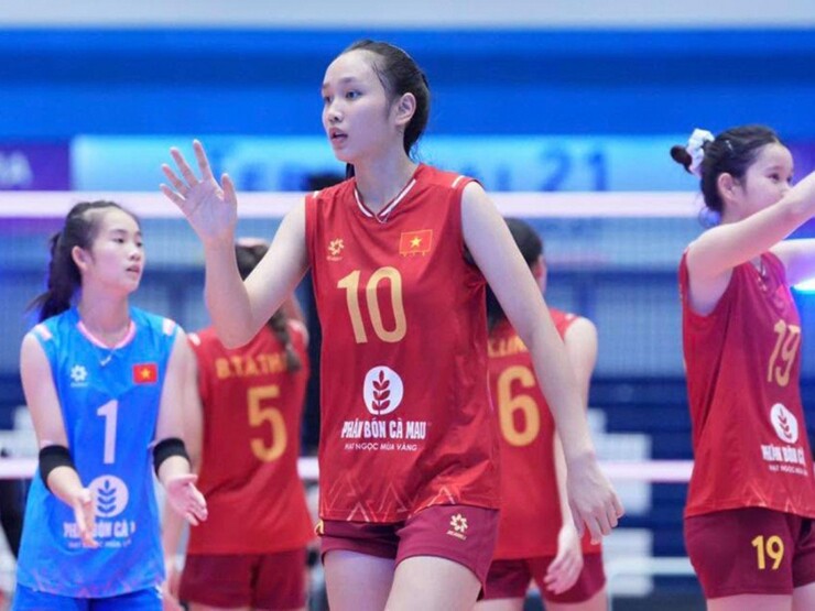 Dàn chân dài U18 Việt Nam đấu sao trẻ Hàn Quốc cao 1m93 tại giải bóng chuyền châu Á - 2
