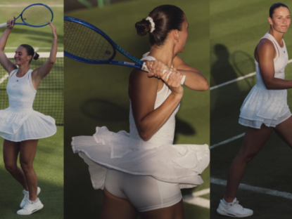 Thể thao - "Nữ hoàng đẹp nhất Wimbledon" chơi tennis như múa ballet trên sân cỏ