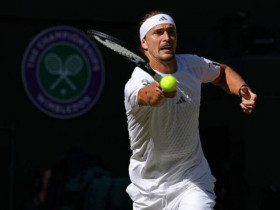 Video tennis Zverev - Giron: Tự làm khó mình, 2 set cuối chật vật (Wimbledon)