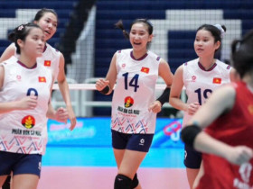 U18 bóng chuyền nữ Việt Nam chơi sòng phẳng với Trung Quốc, set thắng lịch sử giải châu Á