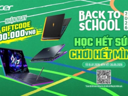 Thông tin doanh nghiệp - Acer triển khai chương trình Back To School 2026