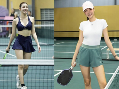 Thể thao - Dàn người đẹp nóng bỏng tung hoành giải pickleball toàn sao, siêu mẫu Kỳ Hân có danh hiệu