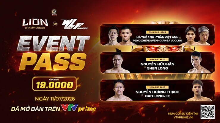 LION vs WLF - Đại chiến võ thuật Việt Nam và Trung Quốc, bùng nổ trên VTVprime - 1