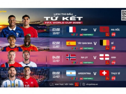 Thể thao - Sống trọn cảm xúc Tứ kết FIFA World Cup 2026™ cùng VTVprime: Khi mọi khoảnh khắc đỉnh cao đều nằm trong tầm tay