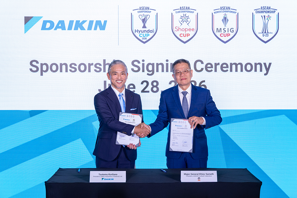 Daikin chính thức trở thành đối tác chiến lược của ASEAN United FC - 1