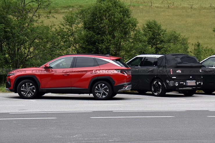 Hyundai Tucson thế hệ mới lộ diện chạy thử, diện mạo khác lạ gây chú ý - 2