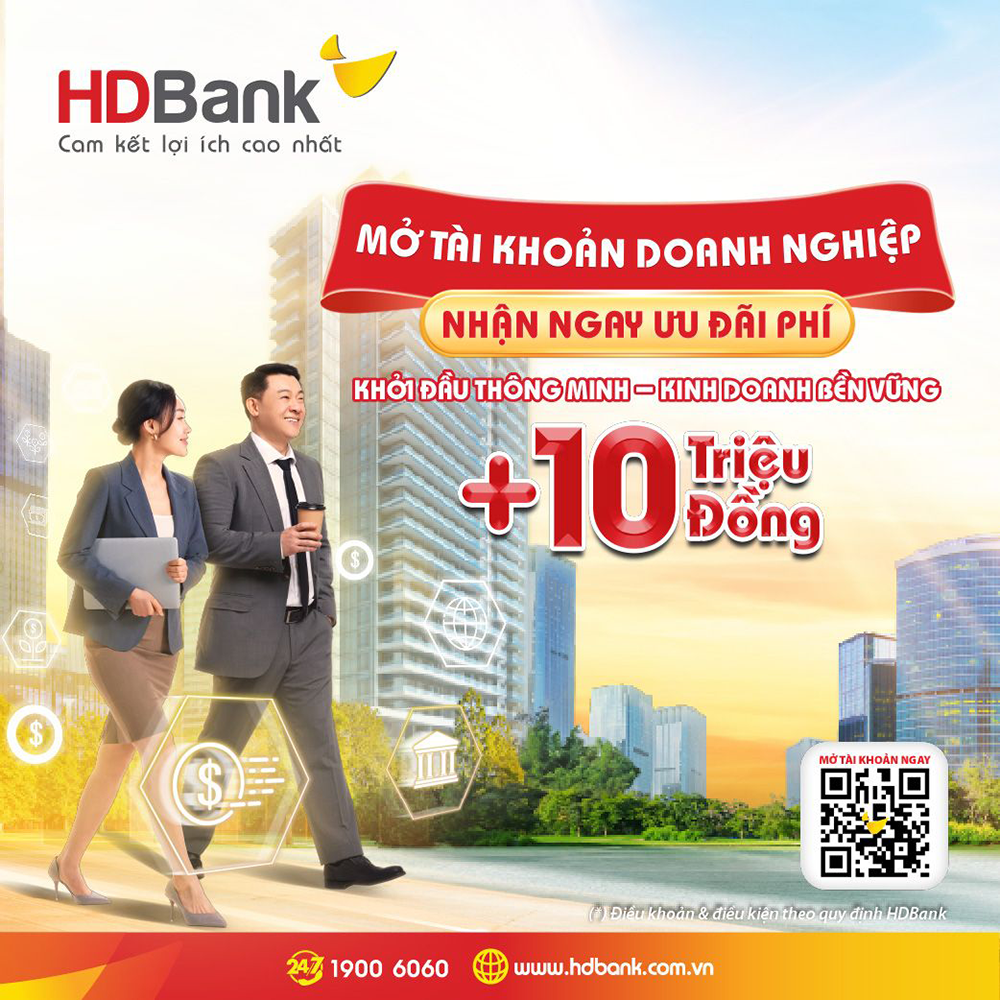 Lãi suất từ 7,2%/năm, HDBank tung loạt ưu đãi lớn cho doanh nghiệp - 2