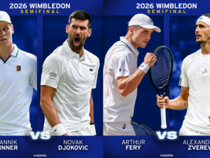 Thể thao - Bán kết tennis đỉnh cao Wimbledon: Djokovic đại chiến Sinner, Zverev giải mã "ngựa ô" Fery