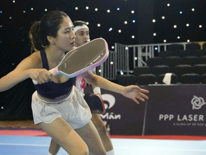 Thể thao - Người đẹp Thanh Trang lập cú đúp danh hiệu ở giải pickleball toàn sao