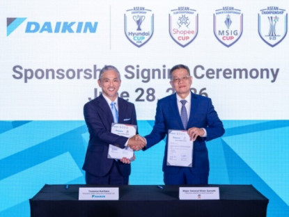Thông tin doanh nghiệp - Daikin chính thức trở thành đối tác chiến lược của ASEAN United FC