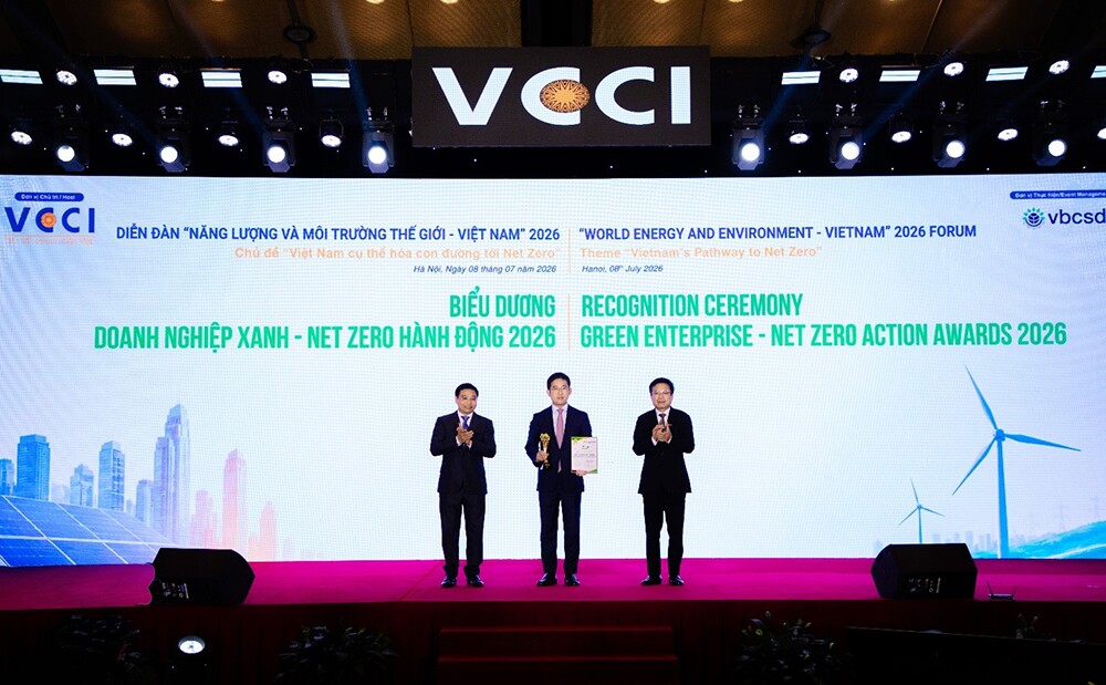C.P. Việt Nam được vinh danh Top 10 “Doanh nghiệp Xanh - NetZero Hành động” tại Diễn đàn Năng lượng và Môi trường Thế giới - Việt Nam 2026 - 3