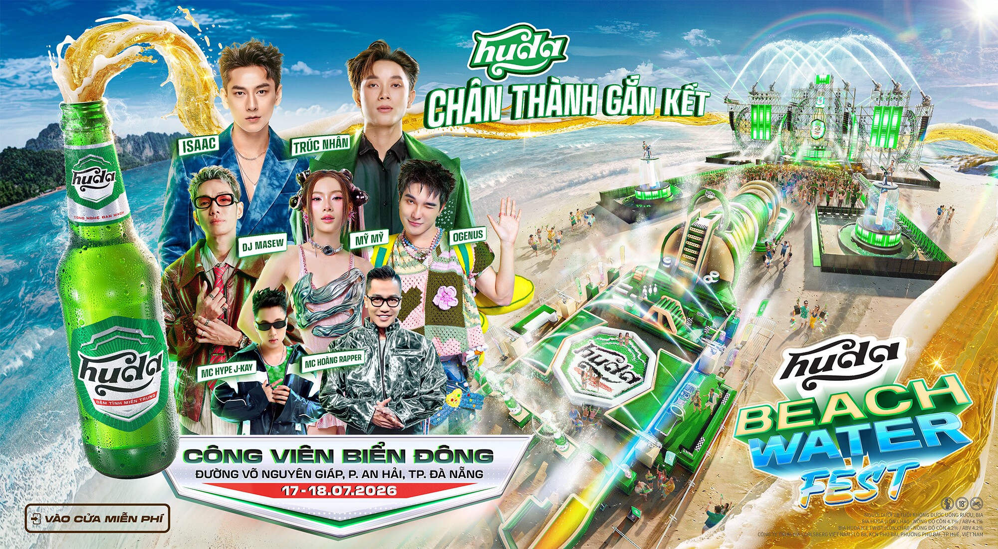 Lễ hội biển Huda Beach Water Fest đổ bộ Đà Nẵng, khuấy đảo mùa hè với sân khấu siêu khủng và dàn line-up cực "cháy" - 4