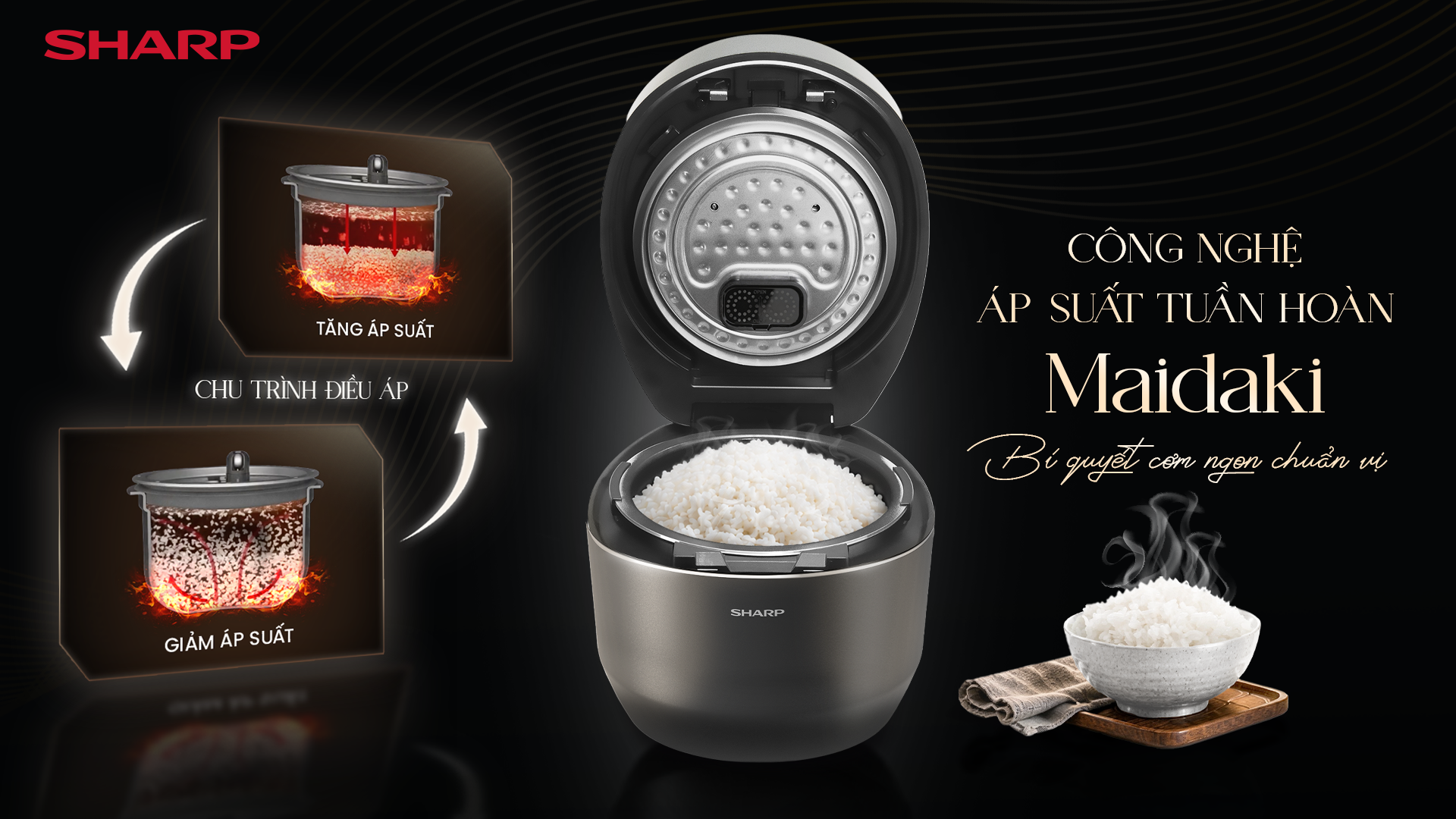 Madaki Sharp – Tinh hoa nấu cơm chuẩn Nhật cho gia đình Việt - 2