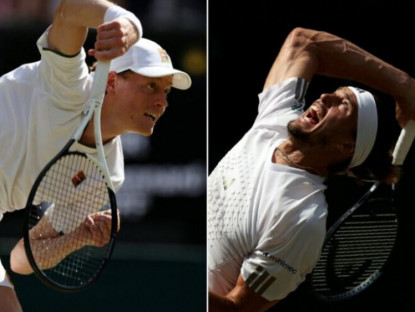 Thể thao - Sinner mang dáng dấp "vua sân cỏ" mới ở Wimbledon, Zverev phải thốt lên cay đắng
