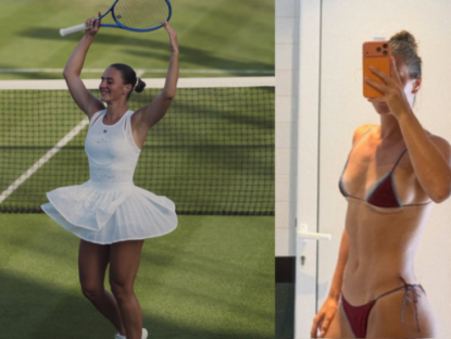 Thể thao - Nữ tay vợt "đẹp nhất Wimbledon" gây sốc khi khoe bức ảnh bikini ở phòng tắm