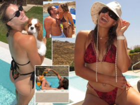 Sabalenka mặc bikini khoe dáng bốc lửa, quấn quýt bên người đàn ông cơ bắp