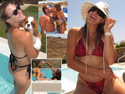 Thể thao - Sabalenka mặc bikini khoe dáng bốc lửa, quấn quýt bên người đàn ông cơ bắp