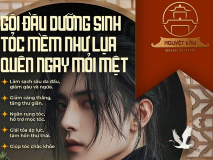 Thông tin doanh nghiệp - Massage Nguyệt Lâu - Tiệm gội đầu dưỡng sinh TP.HCM giúp thư giãn, xoa dịu mệt mỏi