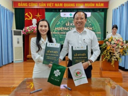 Thông tin doanh nghiệp - Ký kết hợp tác chuyên môn giữa Mắt Sài Gòn Đường Láng và Bệnh viện Đa khoa Hoài Đức