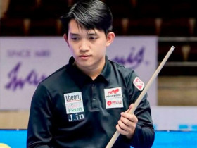 Chiêm Hồng Thái thắng áp đảo sao bi-a hạng 9 thế giới, tiến sâu tại World Cup
