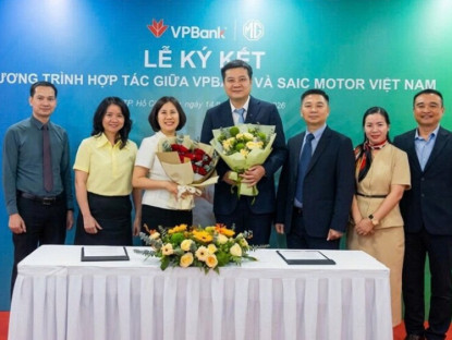 Thông tin doanh nghiệp - MG Việt Nam và VPBank ký kết hợp tác, triển khai gói vay lãi suất 0% trong 12 tháng đầu