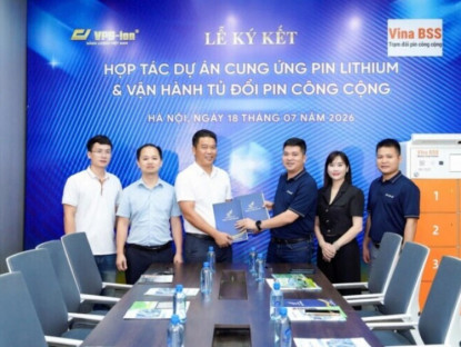 Thông tin doanh nghiệp - Doanh nghiệp "bắt tay" phát triển tủ đổi pin công cộng, gỡ rào cản sạc pin truyền thống