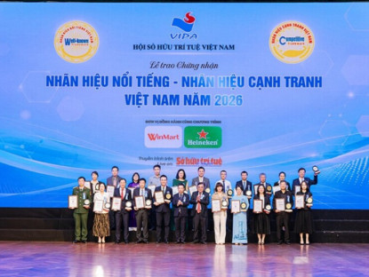 Thông tin doanh nghiệp - Sonadezi đạt Top 10 Nhãn hiệu nổi tiếng Việt Nam năm 2026