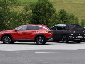 Hyundai Tucson thế hệ mới lộ diện chạy thử, diện mạo khác lạ gây chú ý