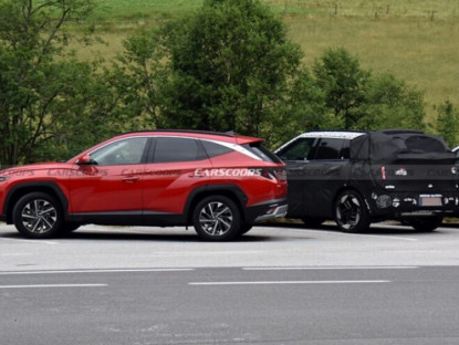 Giao thông - Hyundai Tucson thế hệ mới lộ diện chạy thử, diện mạo khác lạ gây chú ý