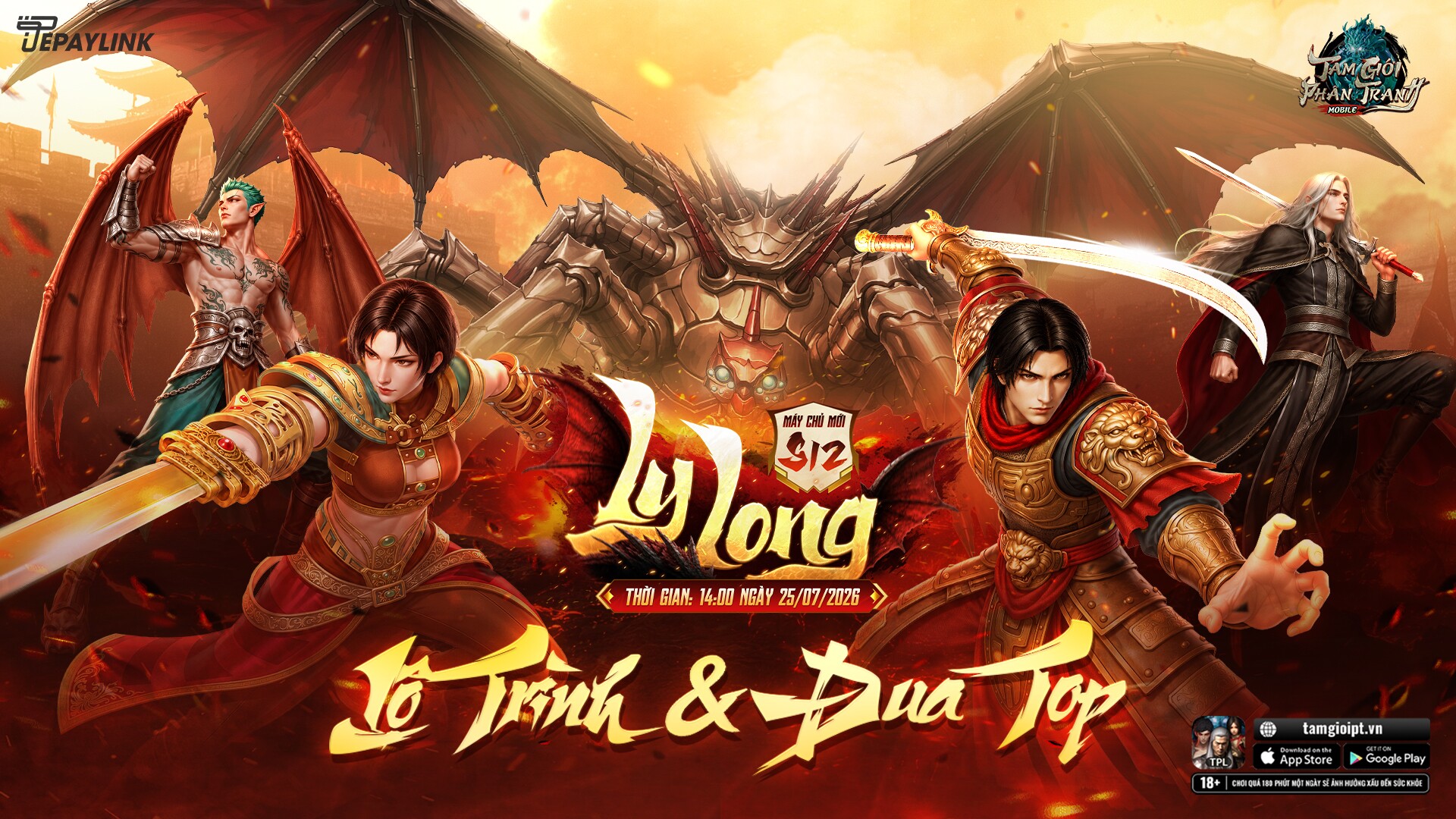 Tam Giới Phân Tranh Mobile chính thức khai mở S12 Ly Long cùng loạt ưu đãi khủng - 2