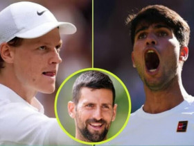 Alcaraz - Sinner áp lực bảo vệ điểm số khổng lồ, Djokovic sẵn sàng công phá top đầu