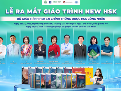 Thông tin doanh nghiệp - Chính thức ra mắt giáo trình New HSK 3.0 phiên bản tiếng Việt tại Hà Nội và TP.HCM