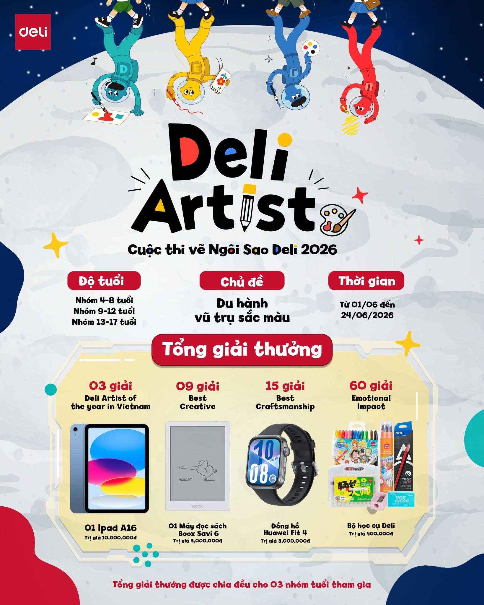 Deli tổ chức cuộc thi vẽ lần 5, tiếp tục lan tỏa cảm hứng sáng tạo cho thế hệ trẻ Việt Nam - 2