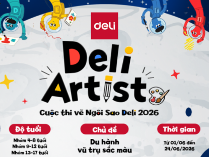 Thông tin doanh nghiệp - Deli tổ chức cuộc thi vẽ lần 5, tiếp tục lan tỏa cảm hứng sáng tạo cho thế hệ trẻ Việt Nam