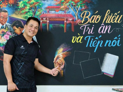 Mỹ thuật - Người vẽ lại 25 năm ký ức bằng phấn màu