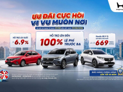 Thông tin doanh nghiệp - Honda Việt Nam tung ưu đãi cực hời – vi vu muôn nơi