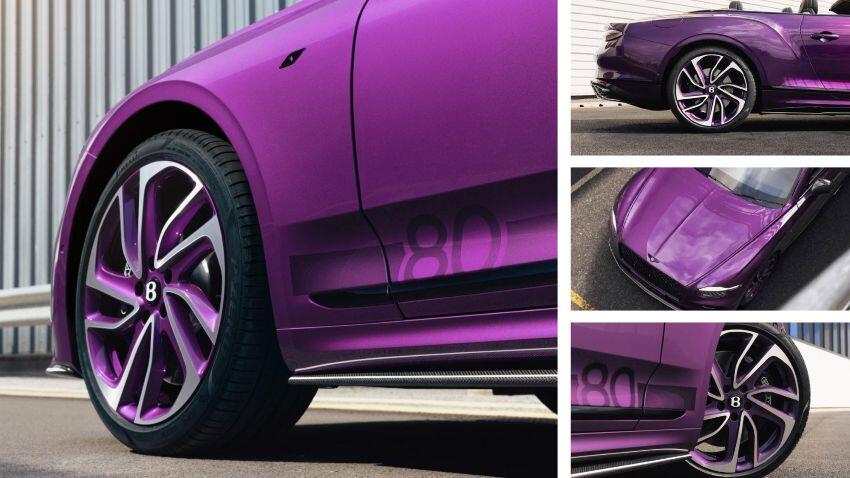 Bentley trình làng màu sơn tím Supernova Purple trên chiếc Continental GTC - 2