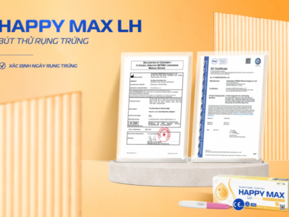 Thông tin doanh nghiệp - Happy Max LH - Bút thử rụng trứng tiêu chuẩn CE 0123, được TÜV SÜD (Đức) chứng nhận