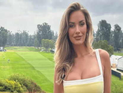 Thể thao - Nữ thần golf Paige Spiranac gặp khó khi thi đấu vì "vòng 1" đồ sộ