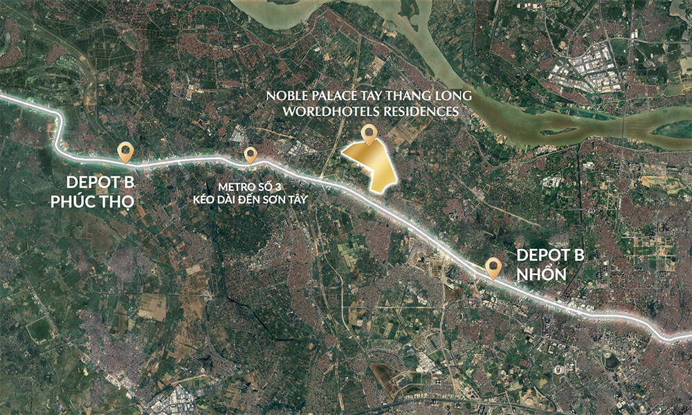 Loạt dự án của Sunshine Group quanh Tây Thăng Long đón sóng hạ tầng mới khi Metro số 3 kéo dài đến Sơn Tây - 1